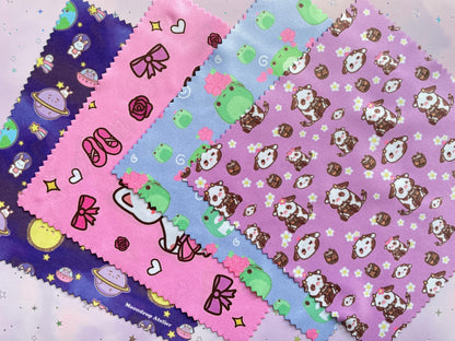 Sakura Frog Microfiber Cloth | Double sided