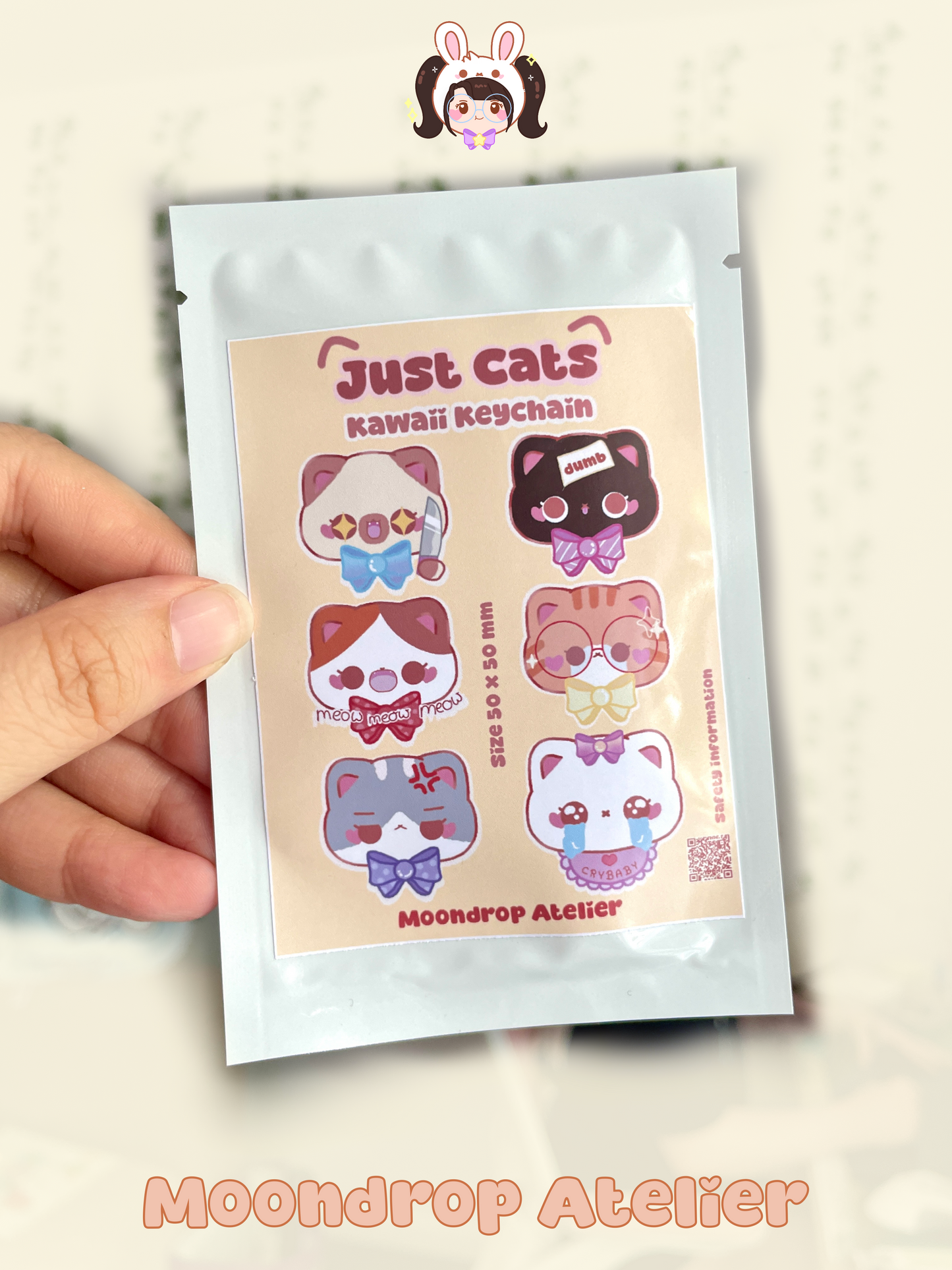 Just Cats Keychains Blind Bag