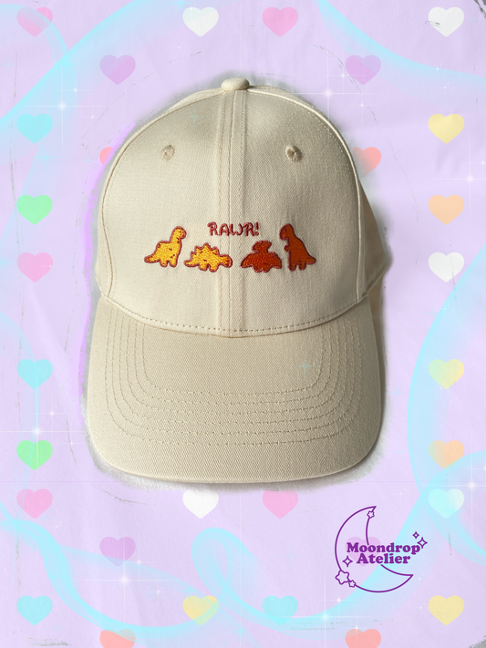 Dino Nugget Baseball Cap | Kawaii Embroidered Cap