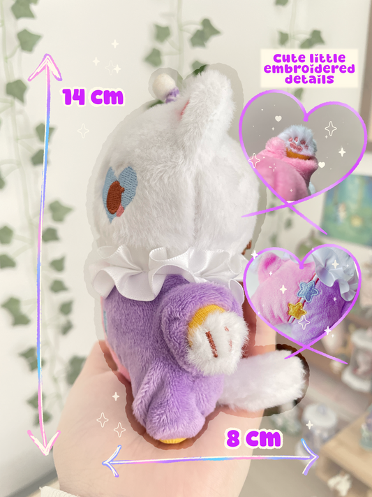 Fabio Cat Clown Plushie Keychain + Exclusive Stickers [PRE ORDER]