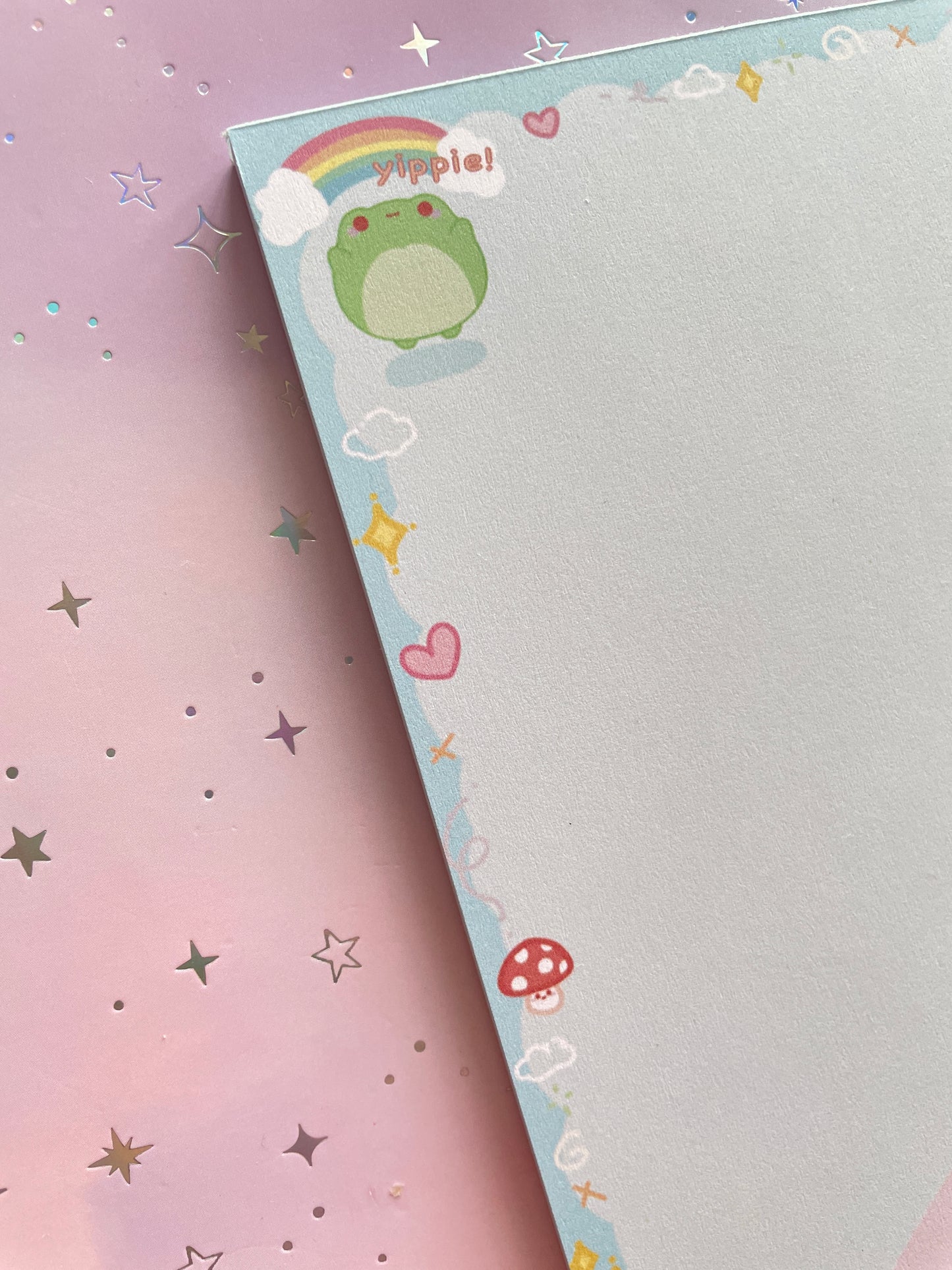 Rainbow Frog Notepad | DIN A6 | 50 pages