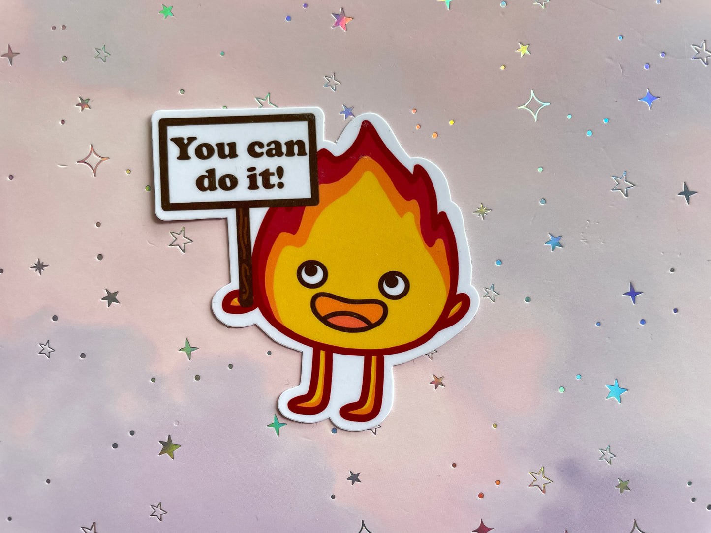 Fire Demon Sticker | You Can Do It