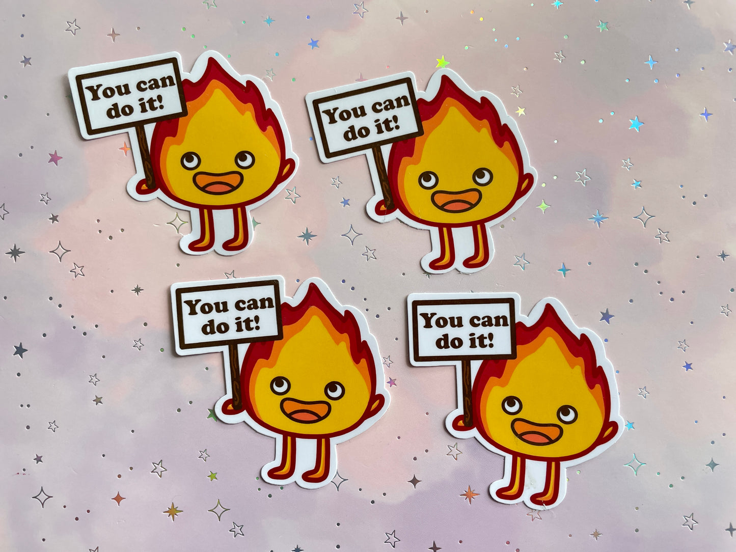 Fire Demon Sticker | You Can Do It