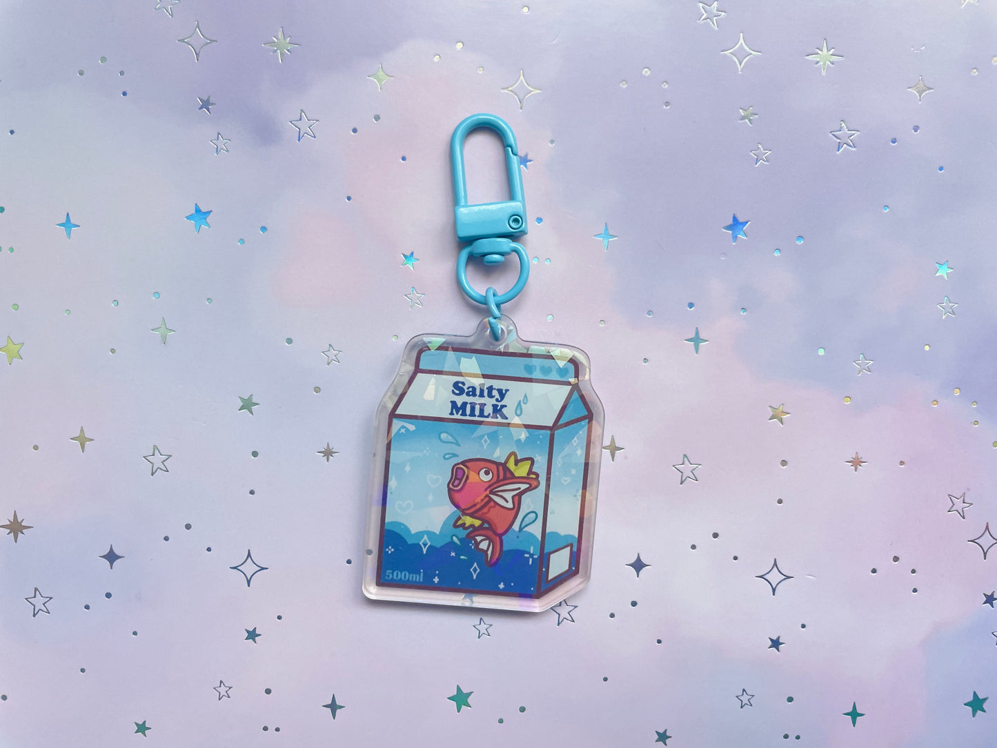 Water Koi Fish Salty Milk Keychain | PKMN Milk Keychain Series