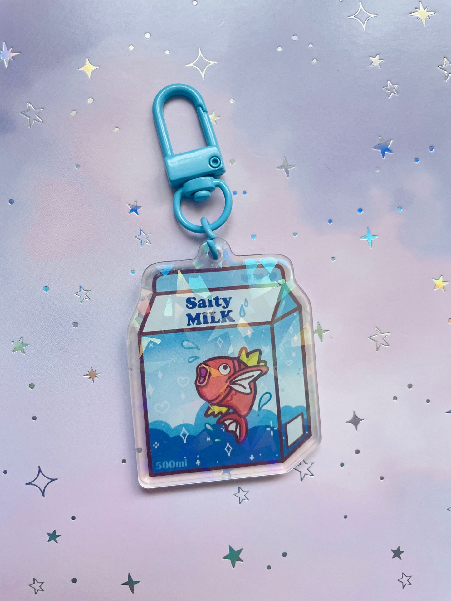 Water Koi Fish Salty Milk Keychain | PKMN Milk Keychain Series