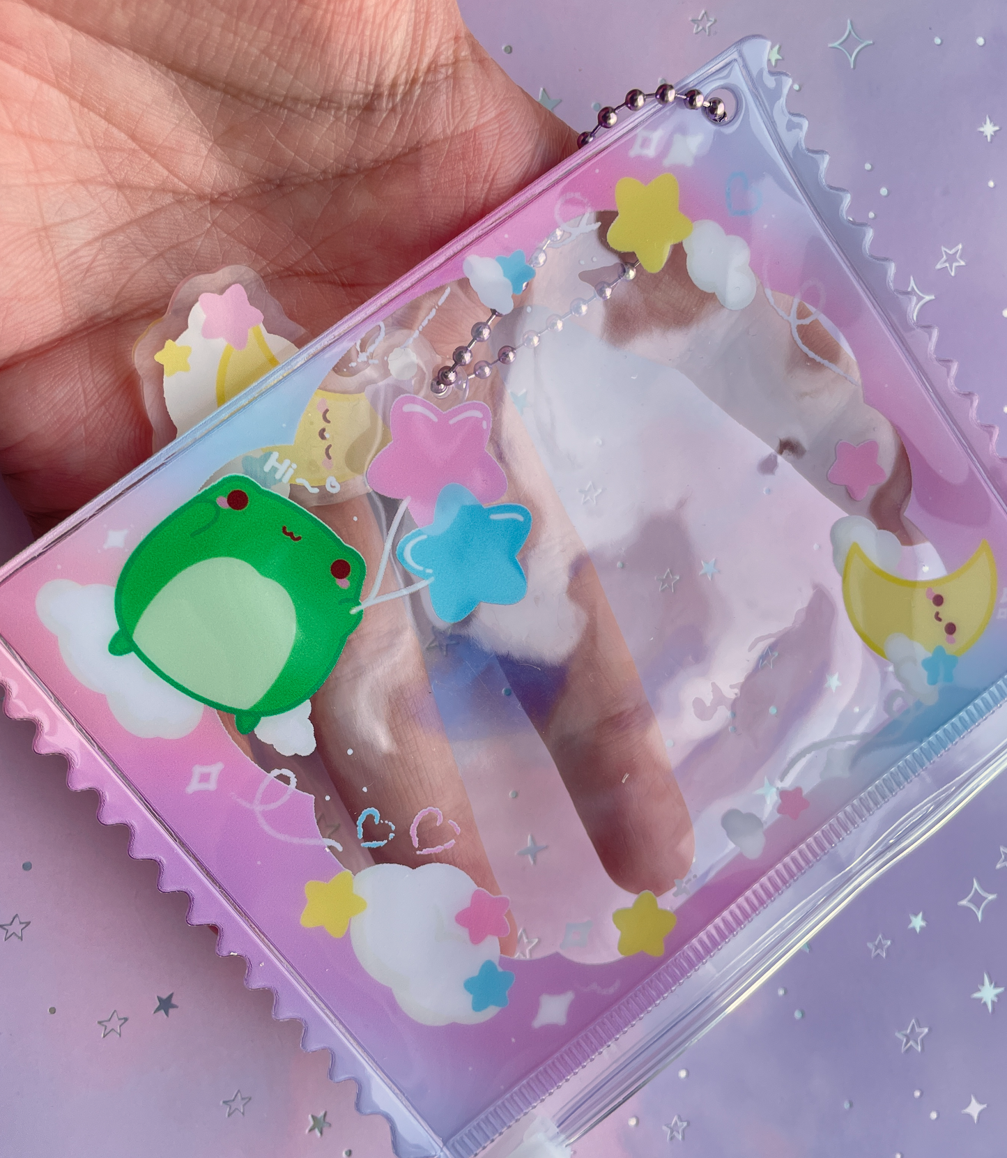 Dreamy Heaven Frog | Zipper Bag with Keychain