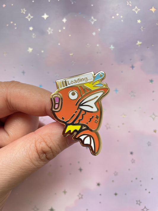 Loading Magikarp| Confused Pokemon Collection | Hard Enamel Pin
