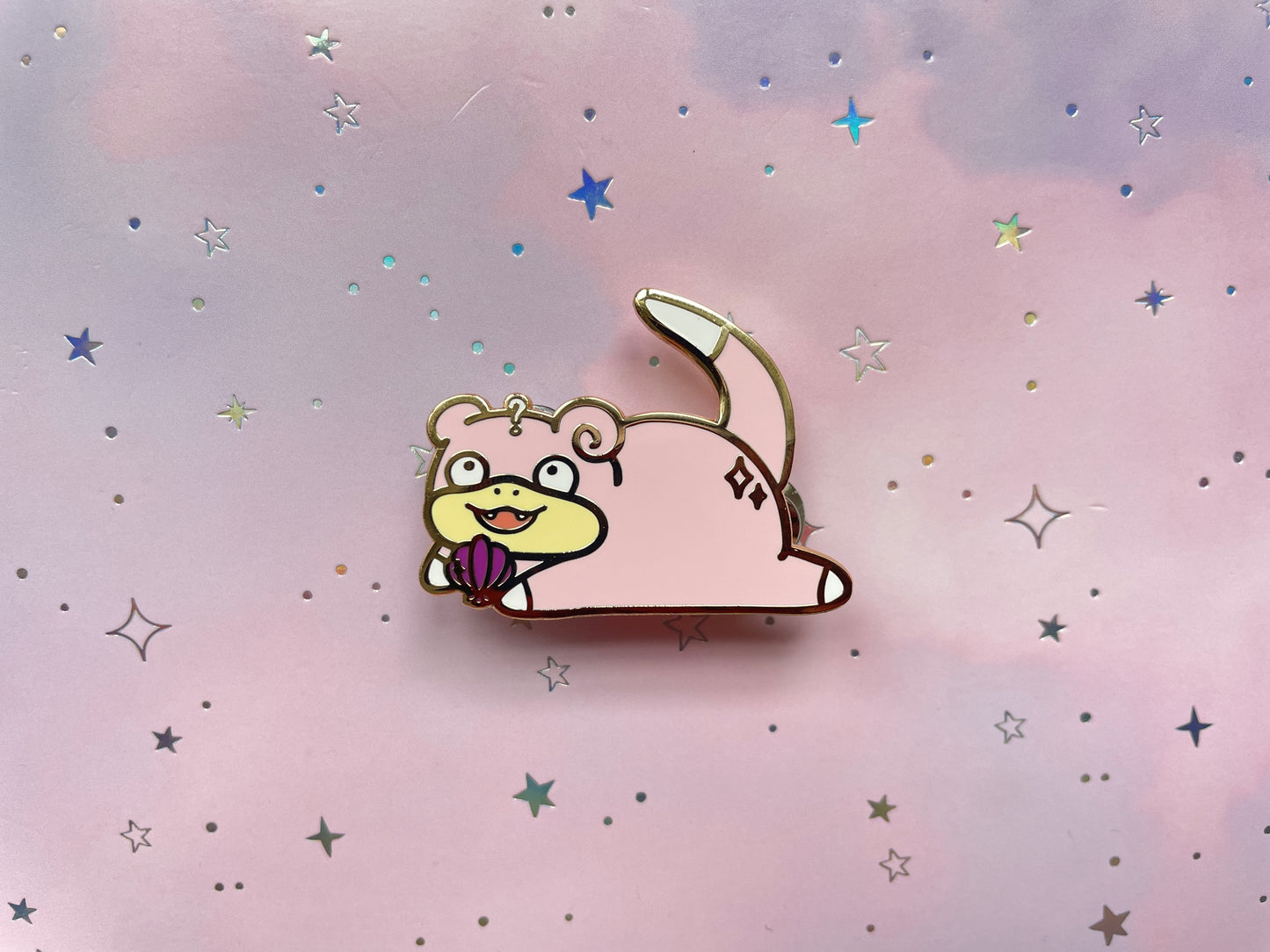 Confused Slowpoke | Confused Pokemon Collection | Hard Enamel Pin