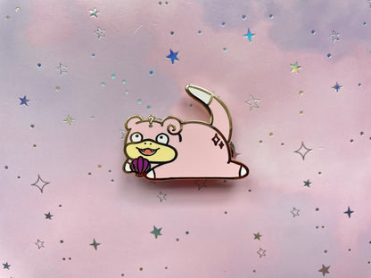Confused Slowpoke | Confused Pokemon Collection | Hard Enamel Pin