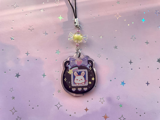 Tamagotchi Galaxy Bunny Phonecharm