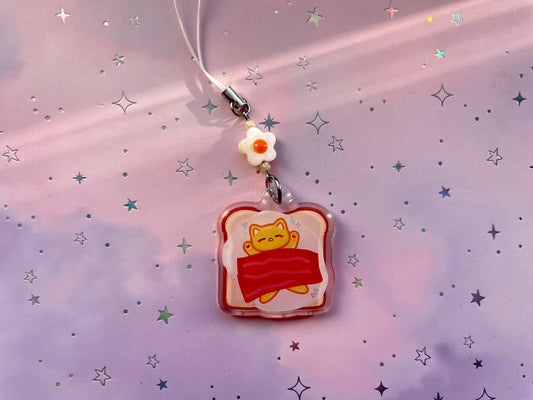 Cat Bacon Egg Toast Phonecharm