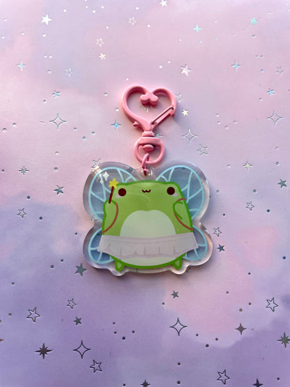 Fairy Frog Keychain | She Was A Fairy.