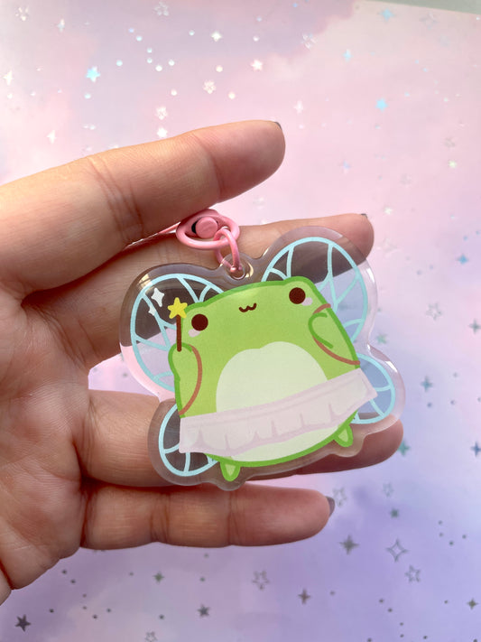 Fairy Frog Keychain | She Was A Fairy.