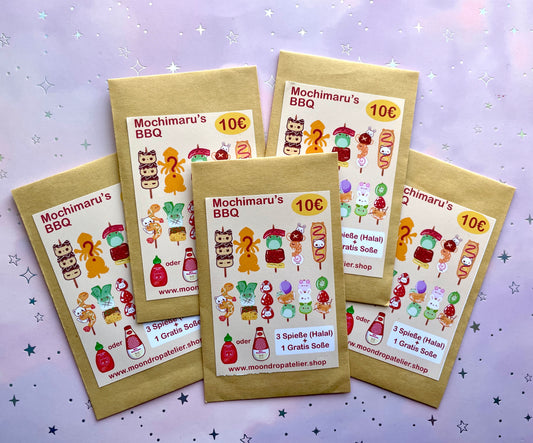 Mochimaru's BBQ Mytsery Stickerpack