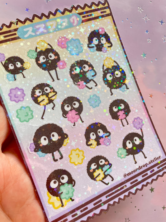 Soot Sprite Candy Stickersheet