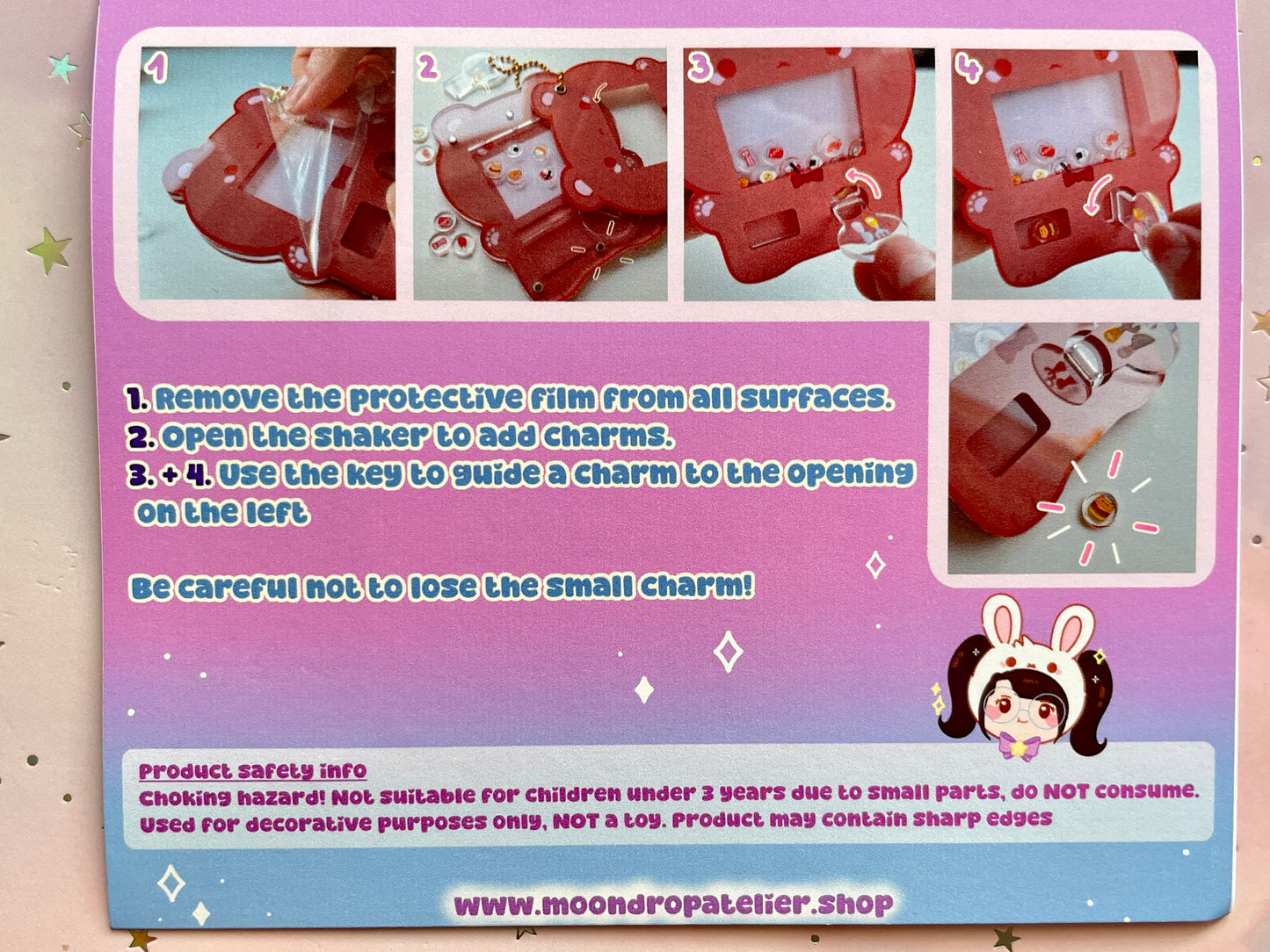 Kawaii Foodie Cat Gacha Shaker