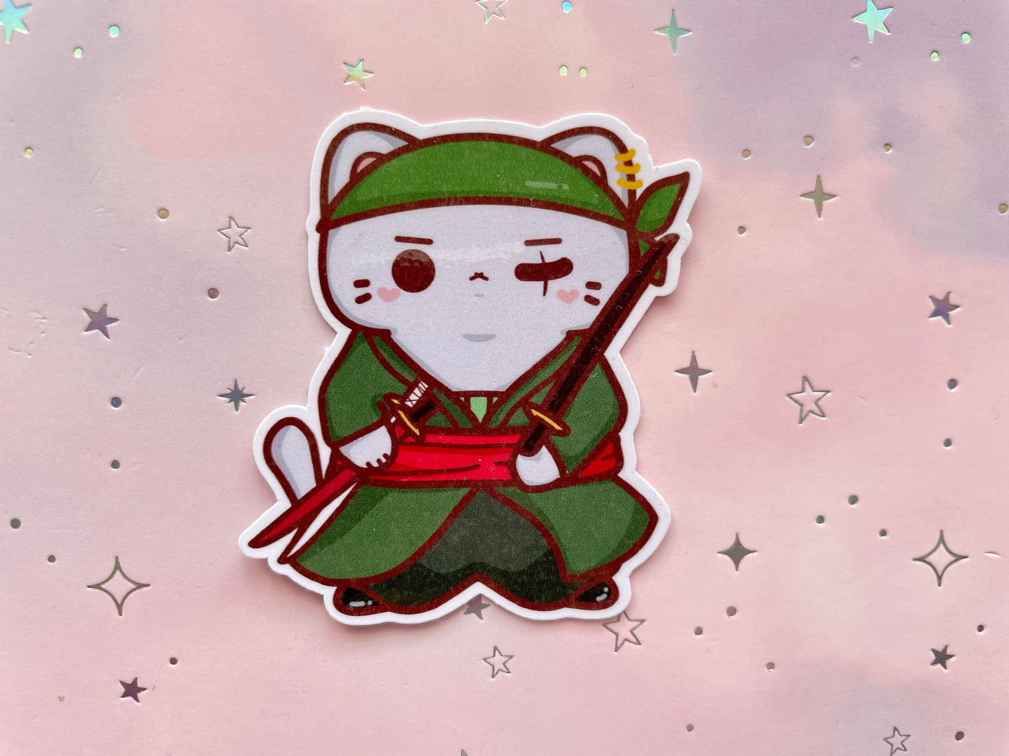 One Piece Cat Stickers