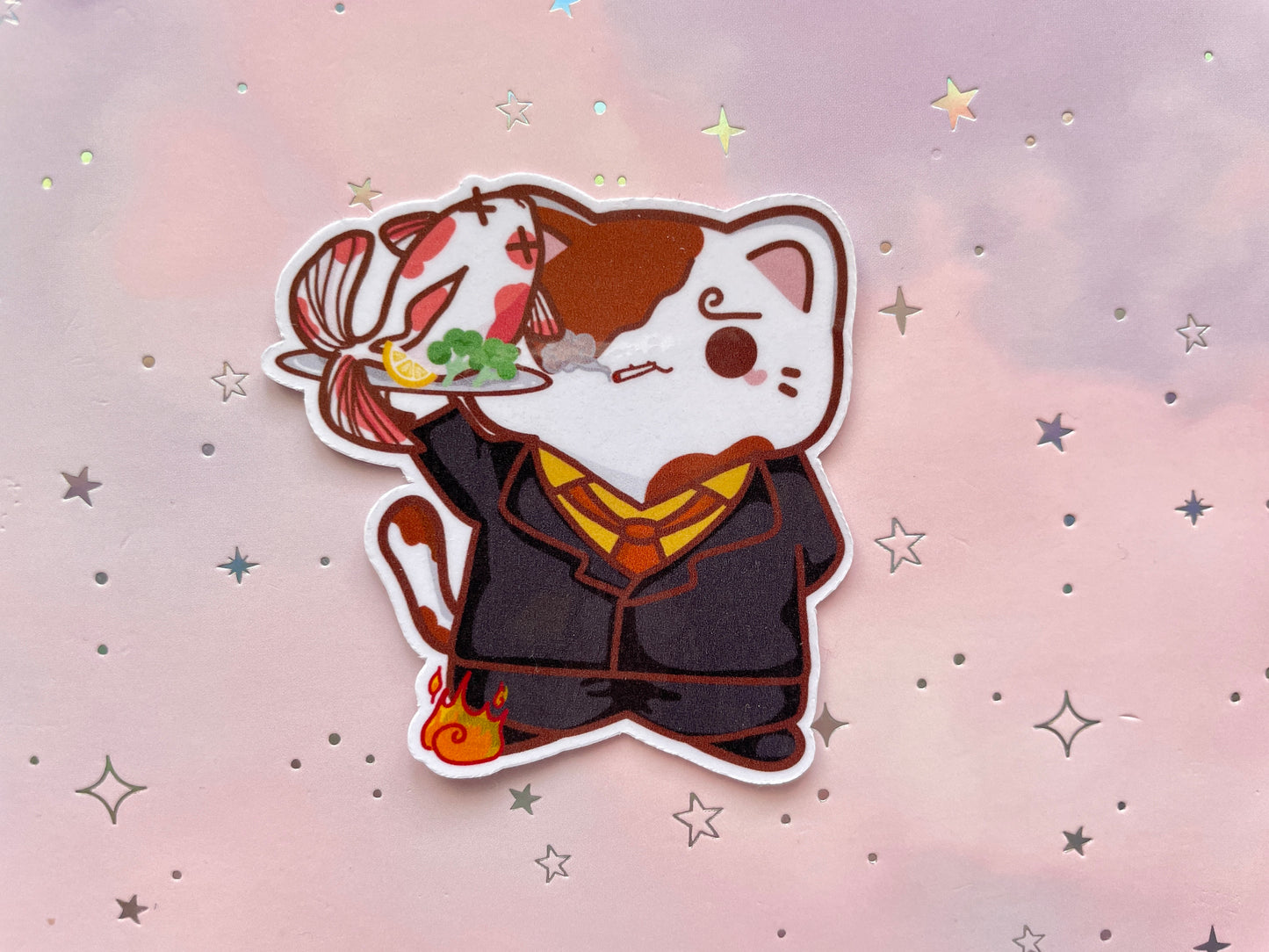 One Piece Cat Stickers