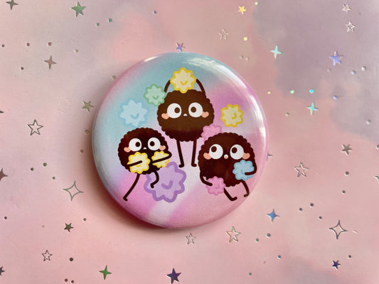 Sootsprites Party Badge | Susuwatari