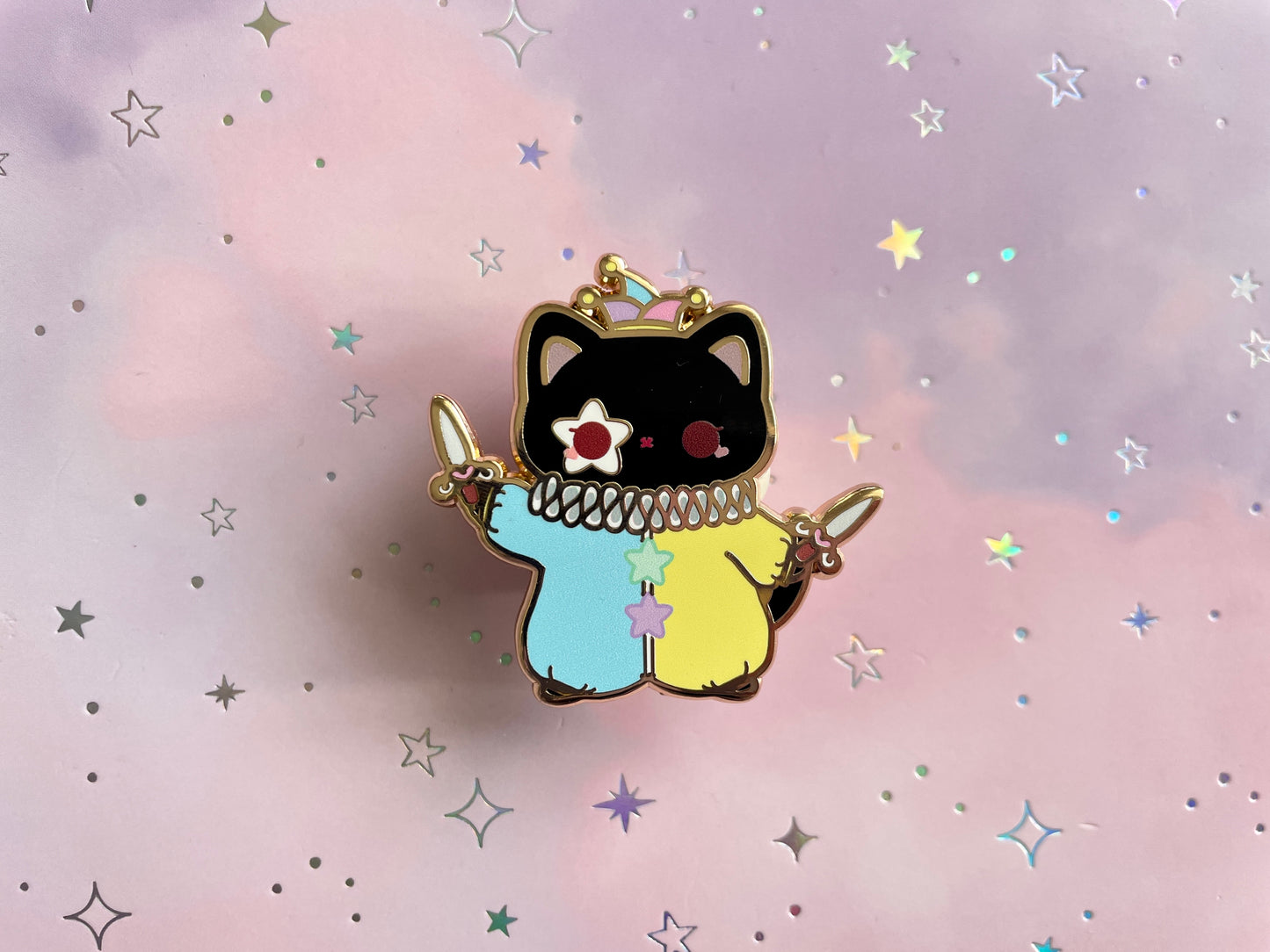 Cat Clown Pin | Hard Enamel Pin