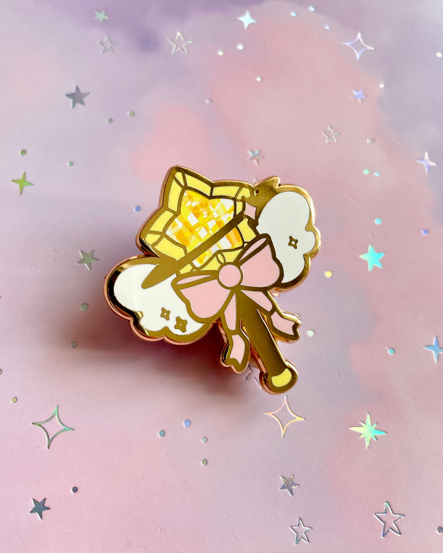 Magical Angelic Cat Set | Hard Enamel Pin