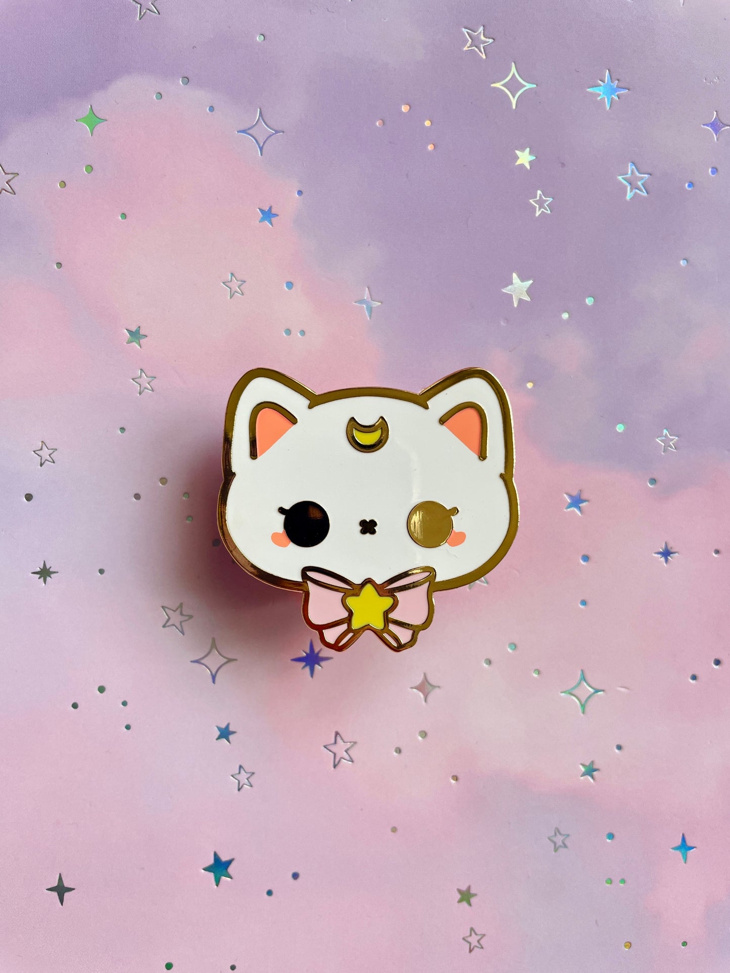 Magical Angelic Cat Set | Hard Enamel Pin