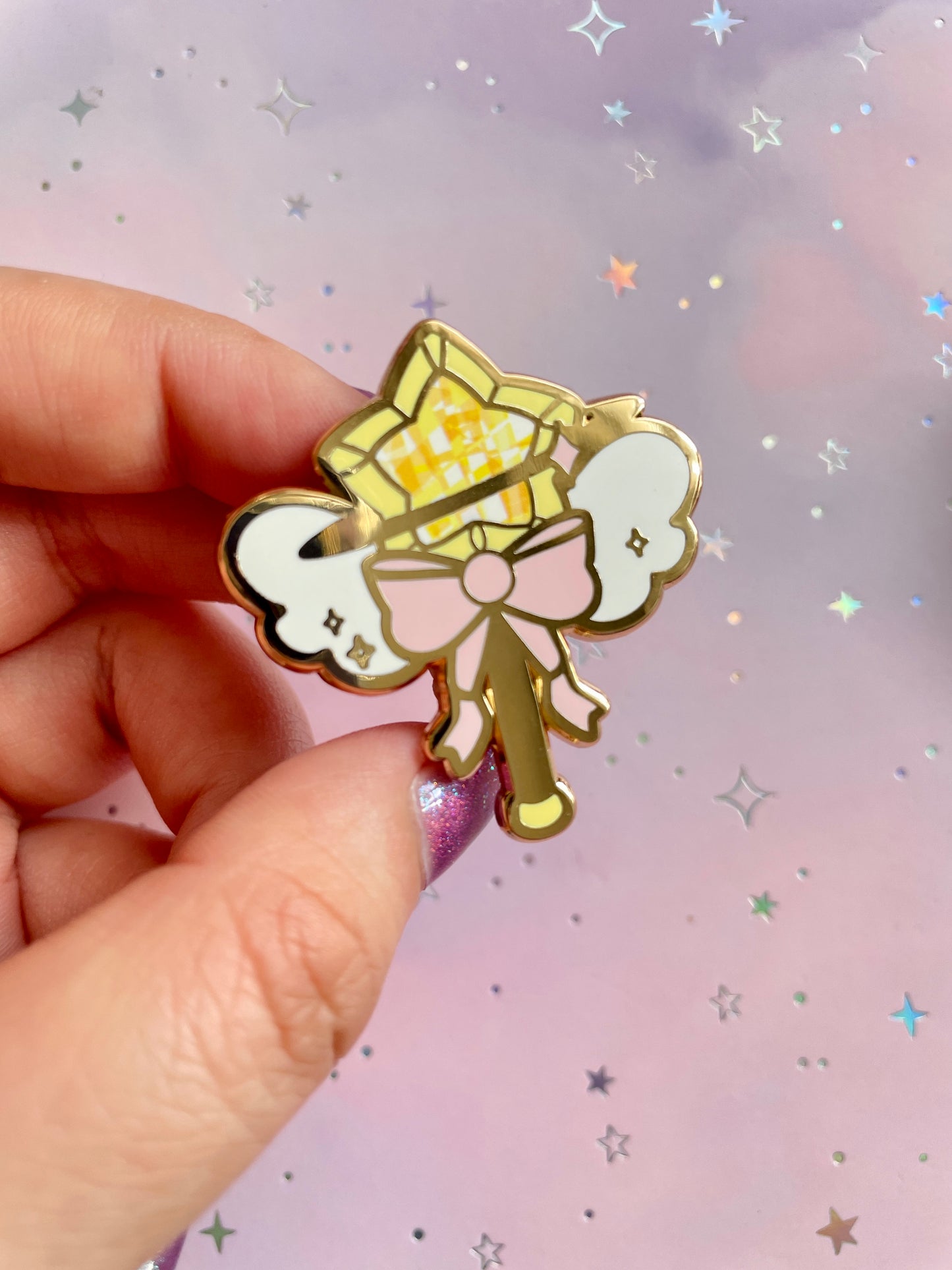 Magical Angelic Cat Set | Hard Enamel Pin
