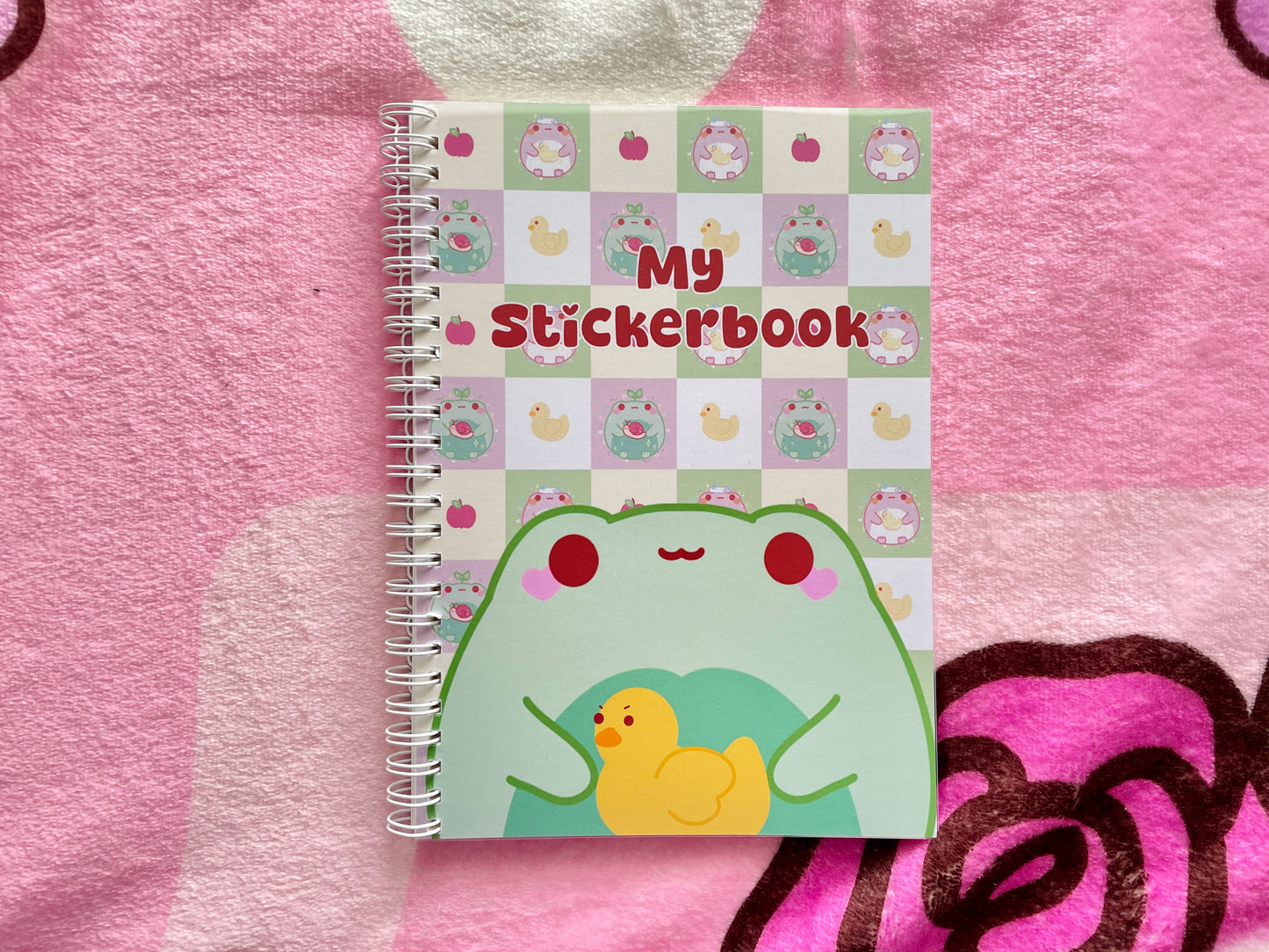 Silly Frog Duo Sticker Album | Reusable Stickerbook | DIN A5