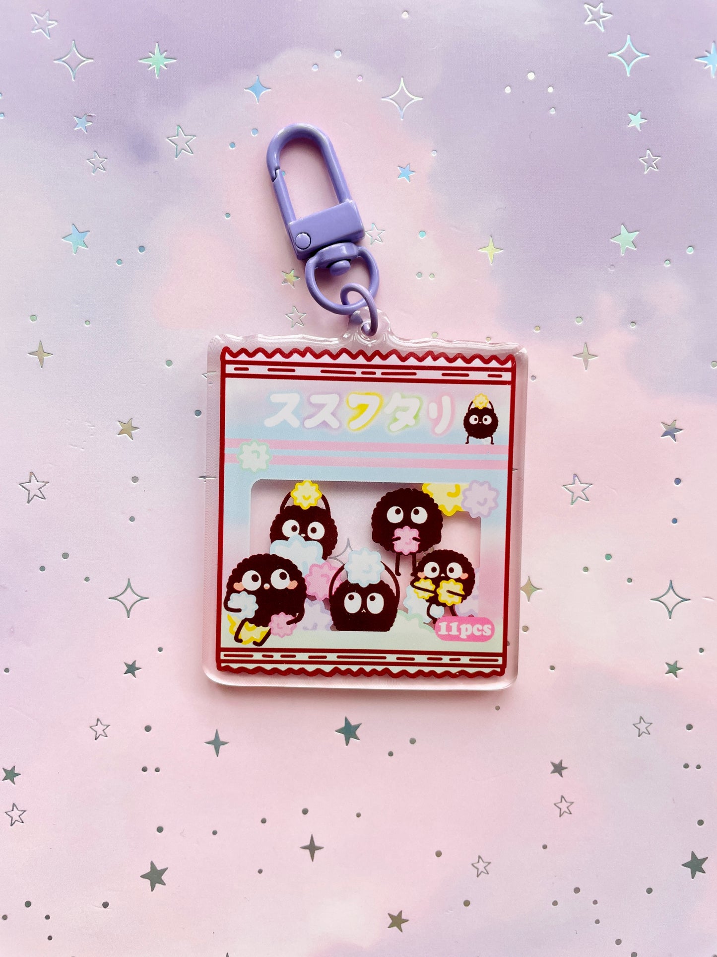 Susuwatari Candybag Keychain | Soot Sprite Candy