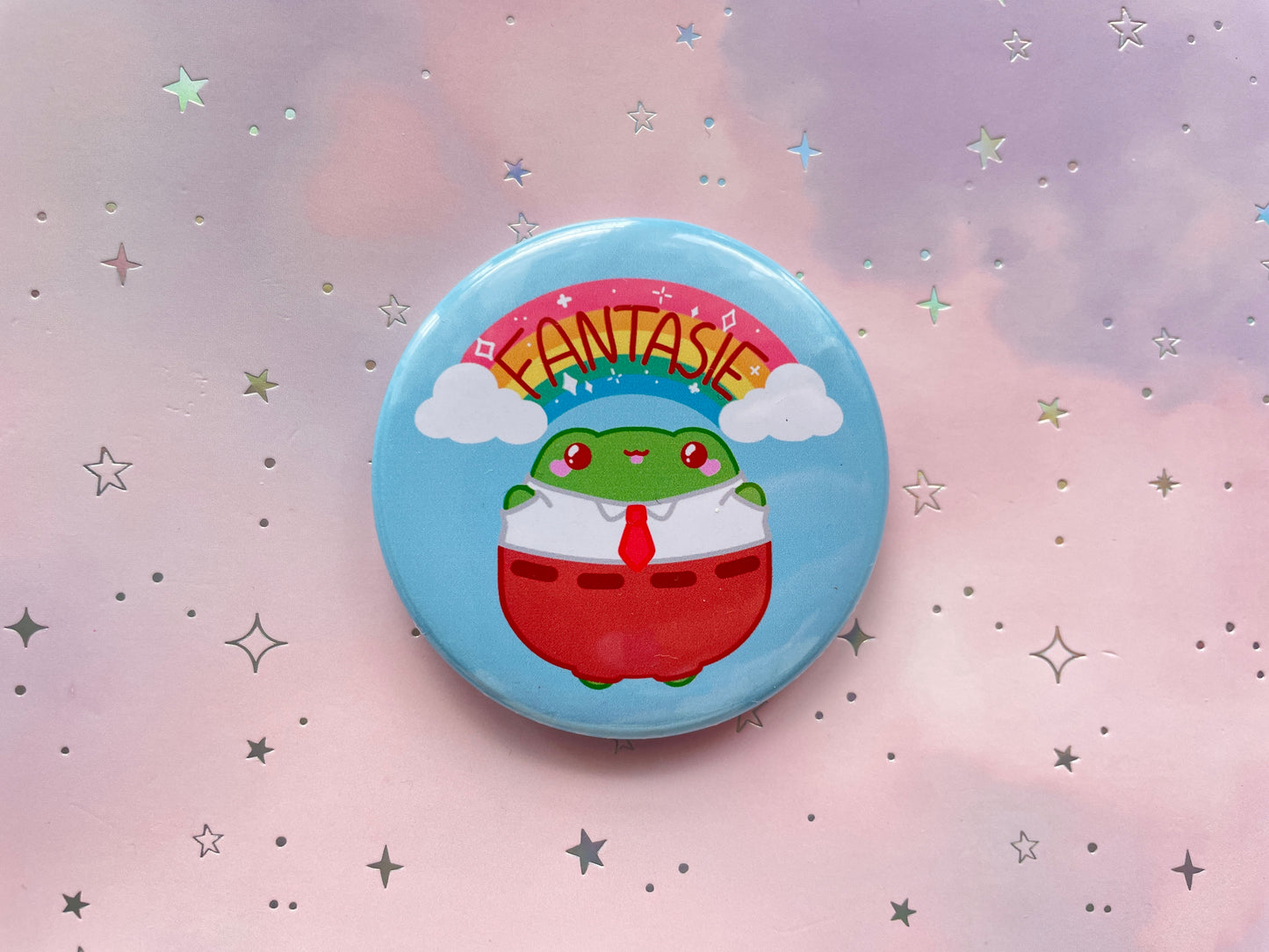 Fantasie Frog Button | Spongebob Squarepants Inspired Badge
