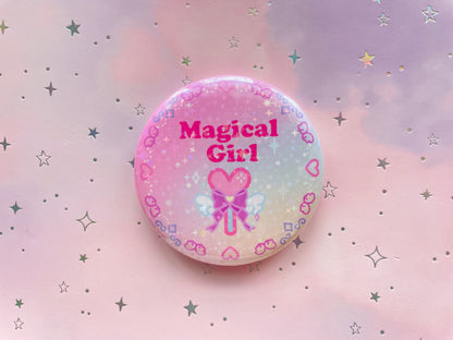 Magical Girl Button | Glitter Mahou Shojo