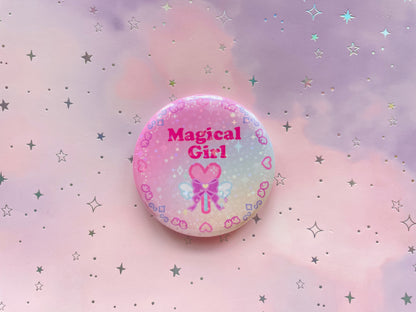 Magical Girl Button | Glitter Mahou Shojo