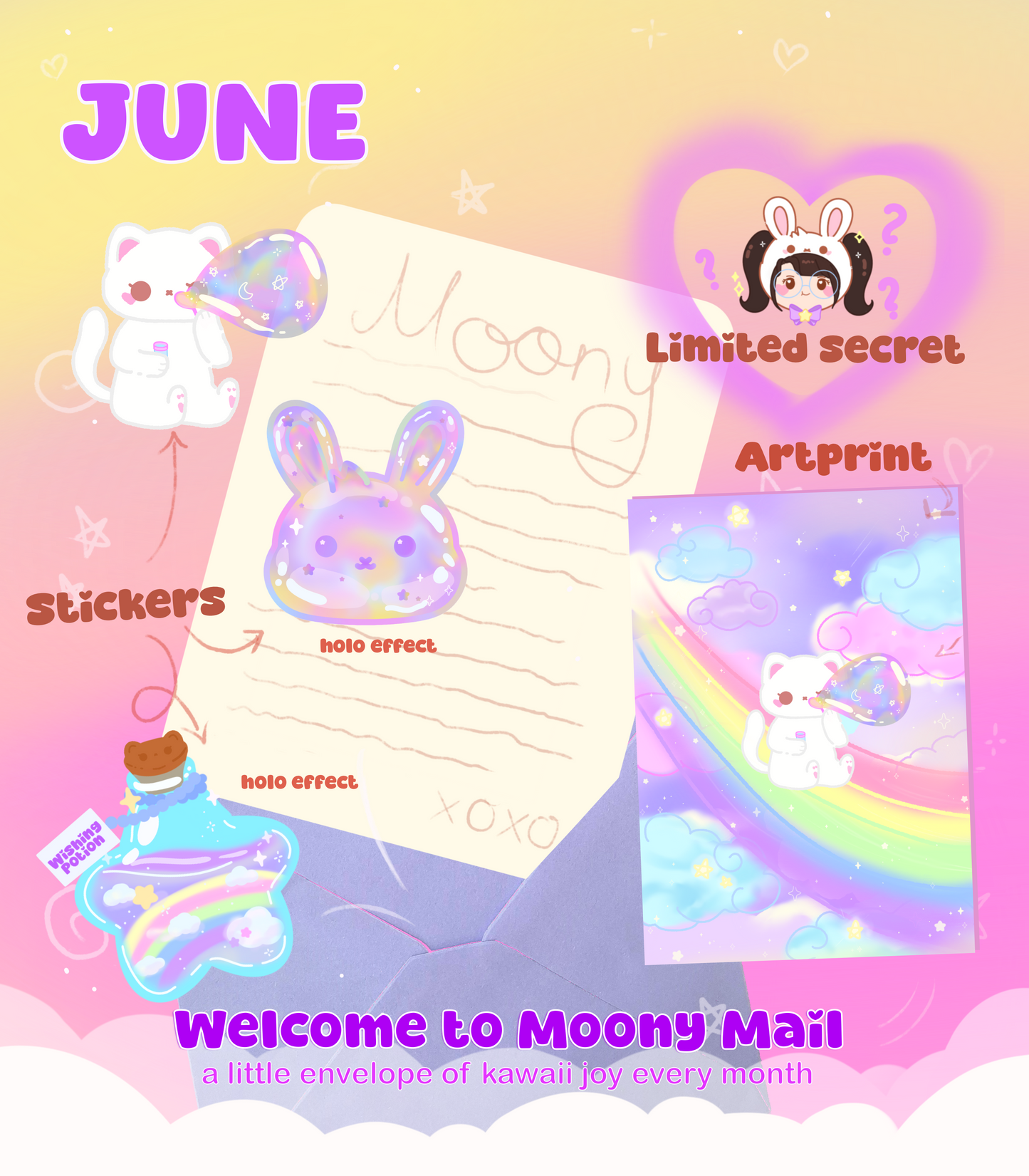Moony Mail - Snail Mail Club