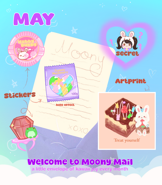 Moony Mail - Snail Mail Club MAY Catch Up