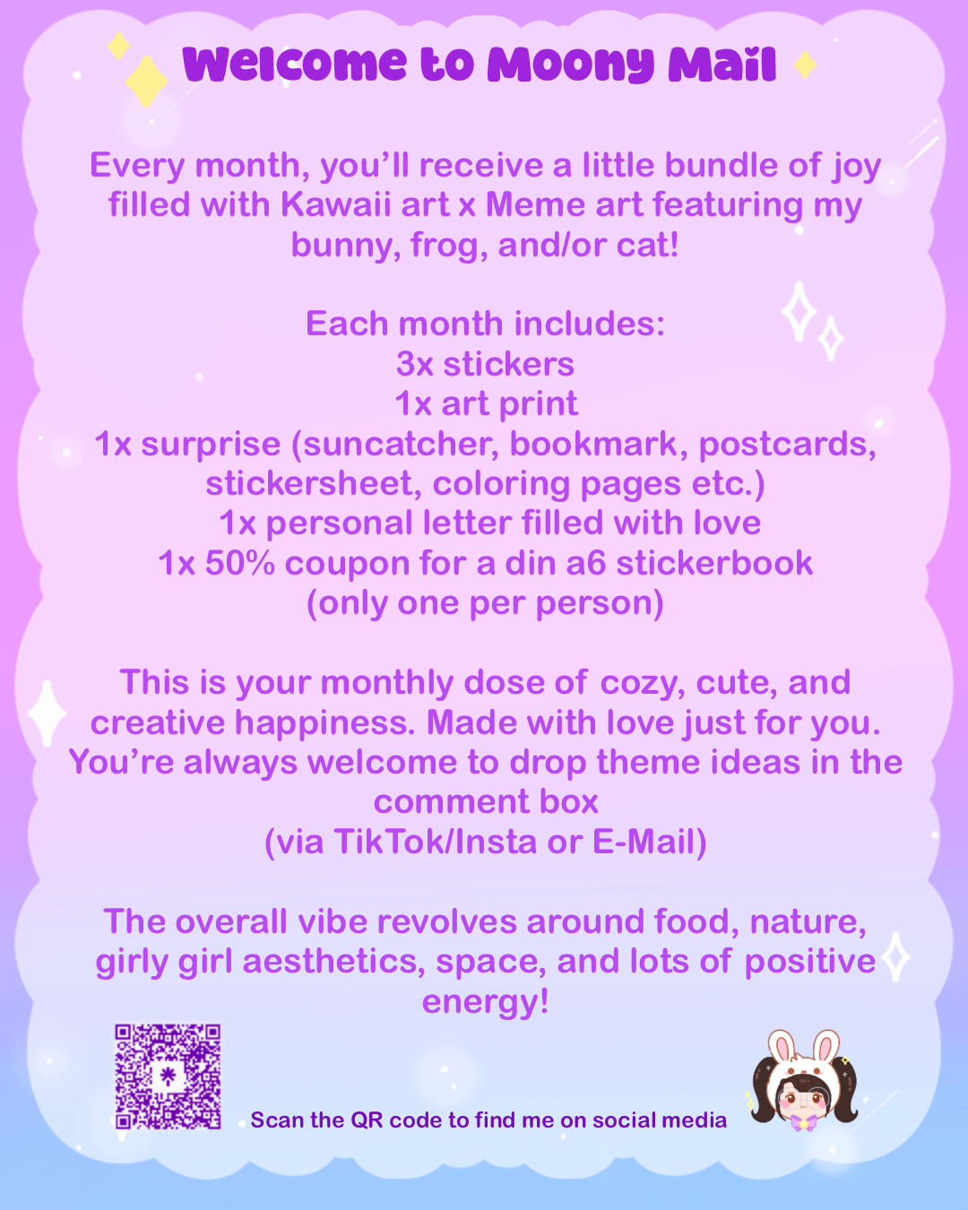 Moony Mail - Snail Mail Club APRIL Catch Up