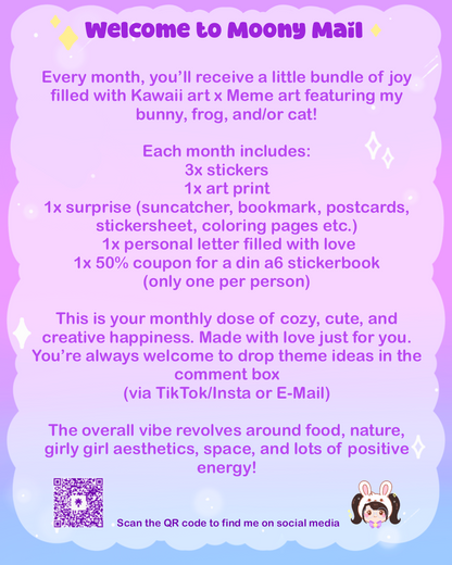 Moony Mail - Snail Mail Club APRIL Catch Up