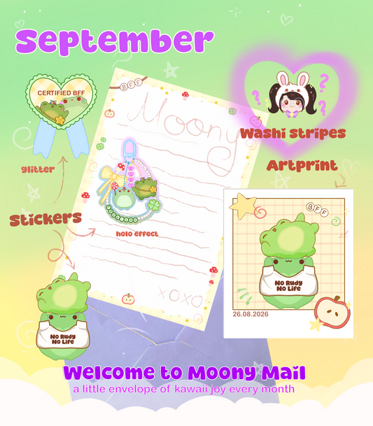 Moony Mail - Snail Mail Club SEPTEMBER Catch Up
