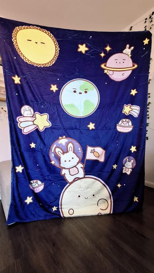 Space Bunny Cosy Blanket