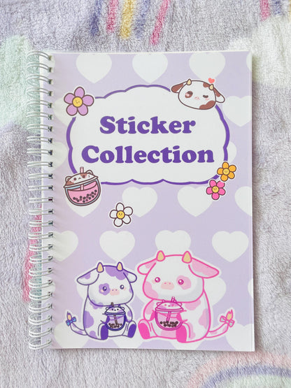 Bubble Tea Cow Sticker Album | DIN A5