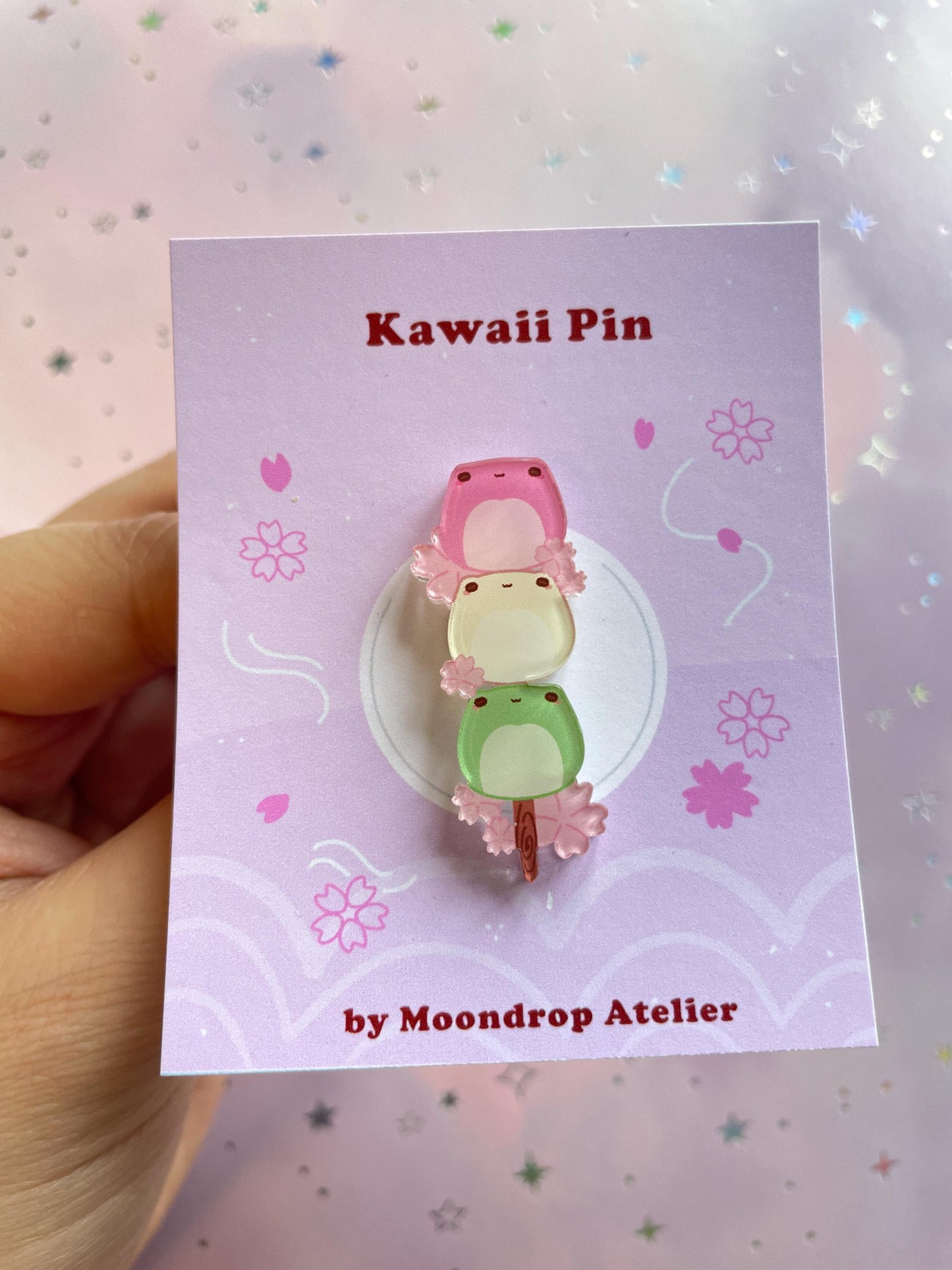 Dango Frog Pin | Sakura Mochi Pin