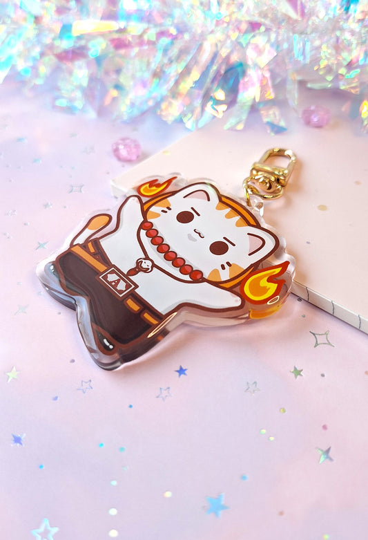 Ace One Piece Cat Pirate Keychain