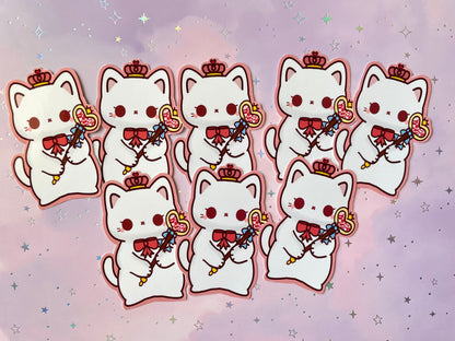 Cat Queen Aufkleber | Kawaii Cat Sticker