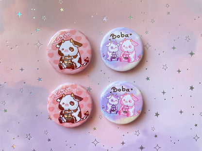 Bubble Tea Cow Button