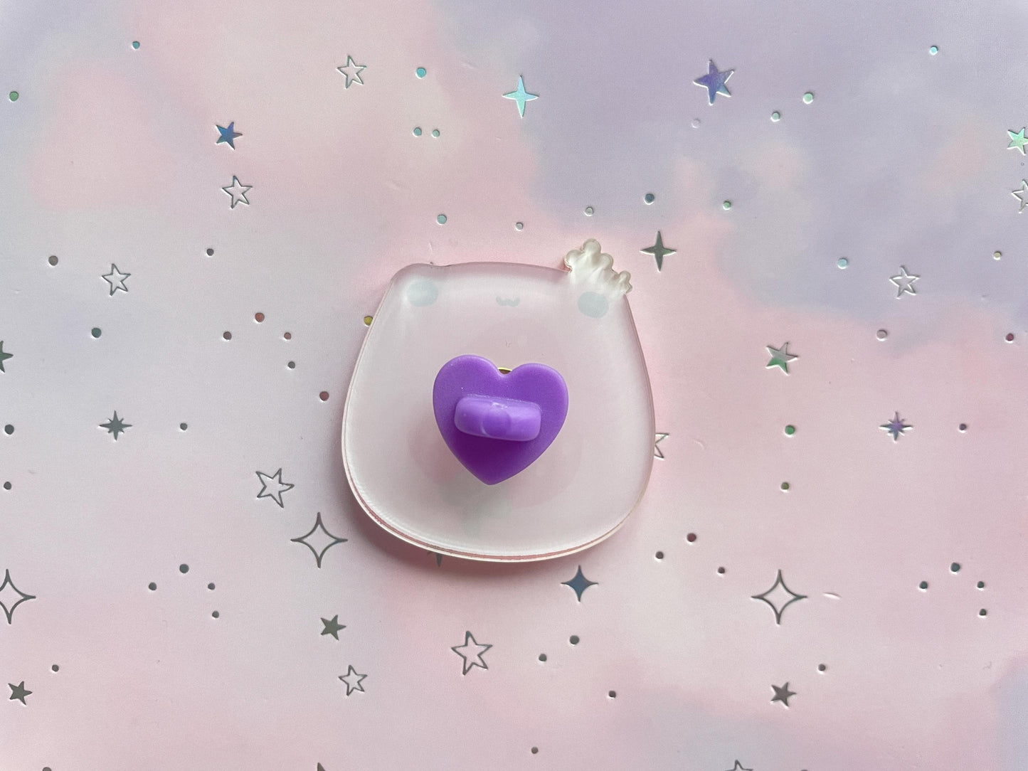 Strawberry Mochi Frog Pin
