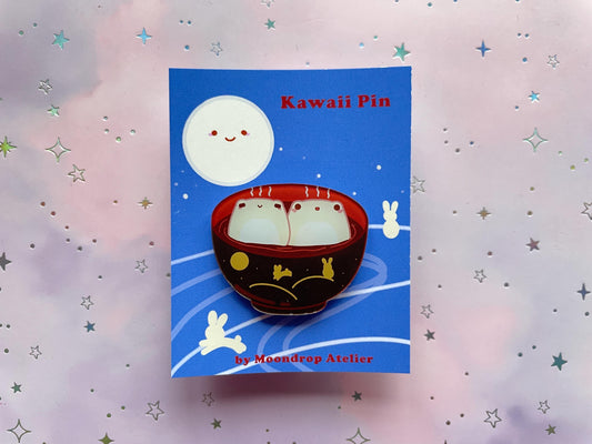 Mochi Soup Frog Pin | Miso Soup Frog Pin
