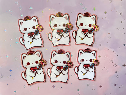 Cat Queen Aufkleber | Kawaii Cat Sticker