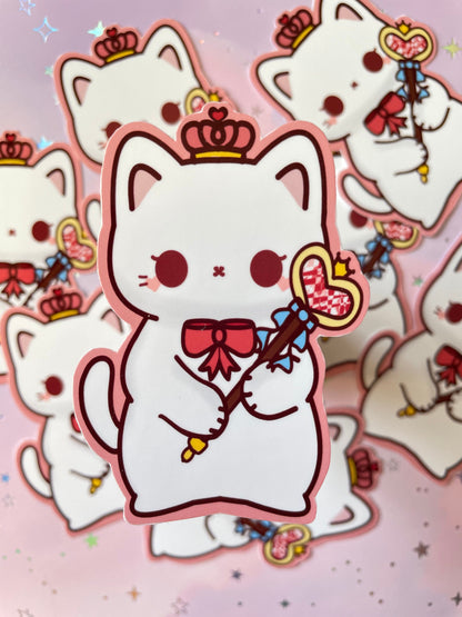 Cat Queen Aufkleber | Kawaii Cat Sticker