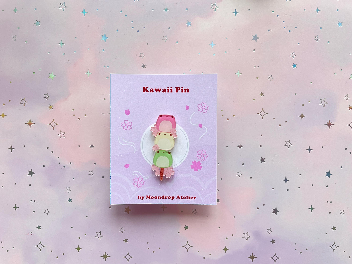 Dango Frog Pin | Sakura Mochi Pin