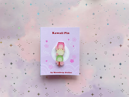 Dango Frog Pin | Sakura Mochi Pin