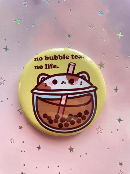 Bubble Tea Badge | Froggy Button